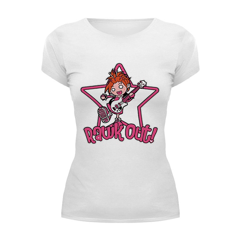 Printio Футболка Wearcraft Premium Рок девочка детская футболка рок девочка 140 темно розовый