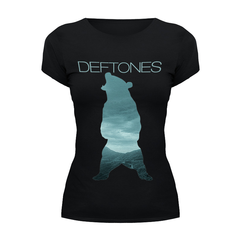 printio футболка классическая deftones медведь Printio Футболка Wearcraft Premium Deftones медведь