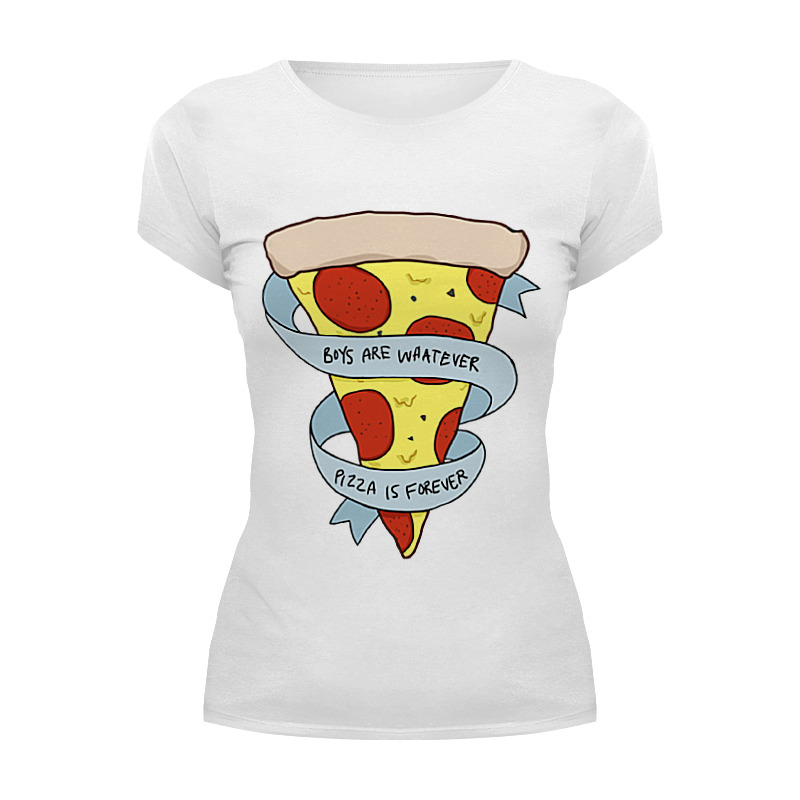 Printio Футболка Wearcraft Premium Пицца навсегда женская футболка вторая половинка пицца pizza валентинка сердце xl черный