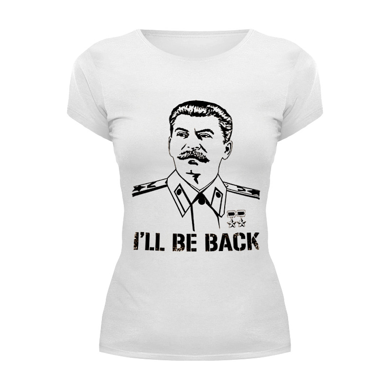 Printio Футболка Wearcraft Premium Сталин - я вернусь printio футболка wearcraft premium slim fit сталин я вернусь