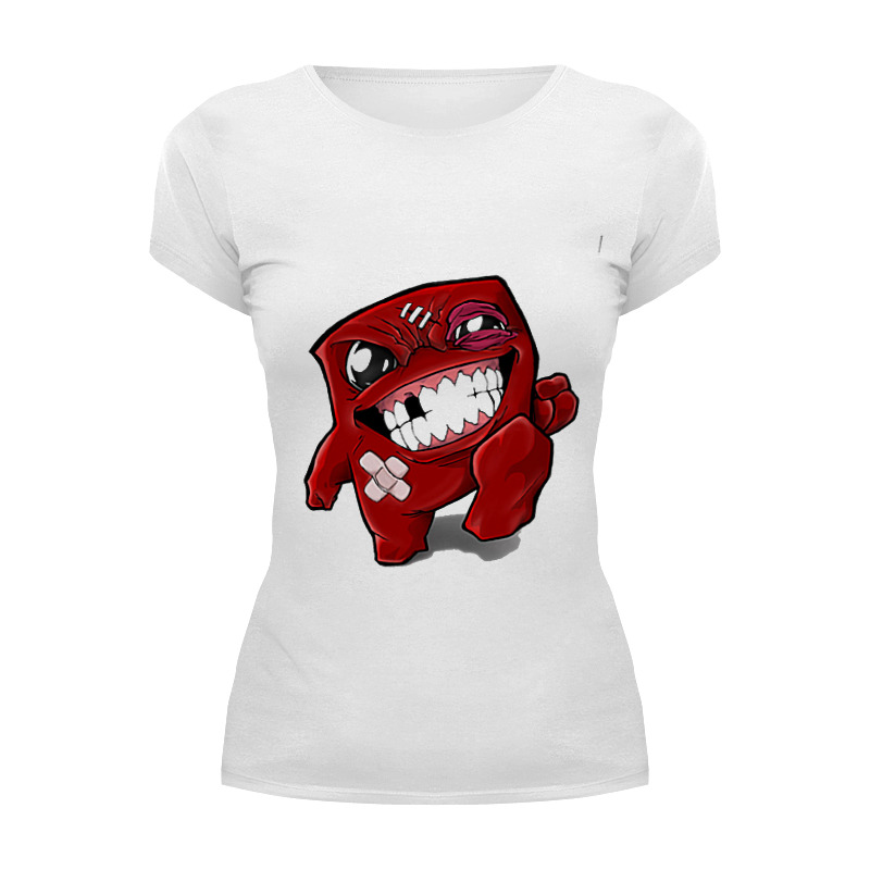 Printio Футболка Wearcraft Premium Super meat boy printio толстовка wearcraft premium унисекс super meat boy