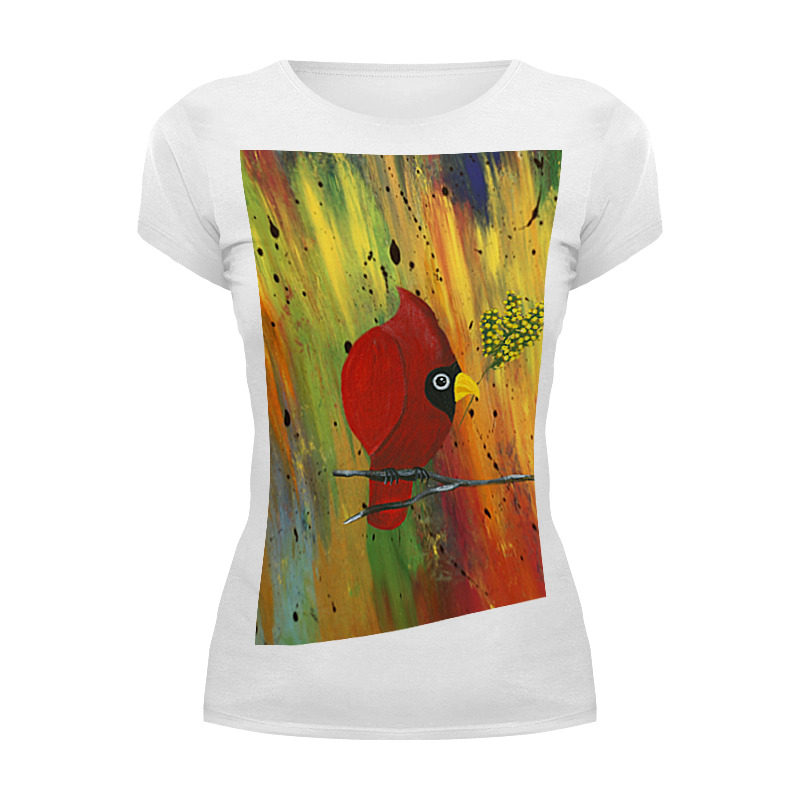 Printio Футболка Wearcraft Premium На ветке с мимозой