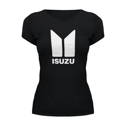 Заказать женскую футболку в Москве. Футболка базовая ISUZU от DESIGNER   - готовые дизайны и нанесение принтов.