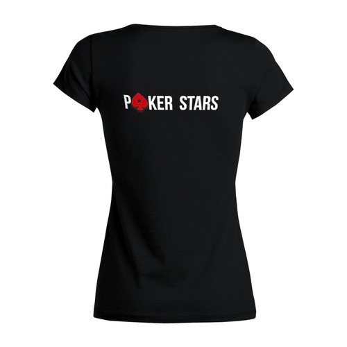 Заказать женскую футболку в Москве. Футболка базовая PokerStars от Moroz - готовые дизайны и нанесение принтов.