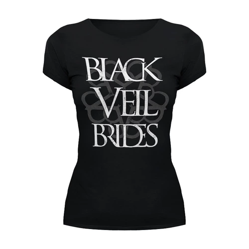 Заказать женскую футболку в Москве. Футболка базовая Black Veil Brides от geekbox - готовые дизайны и нанесение принтов.