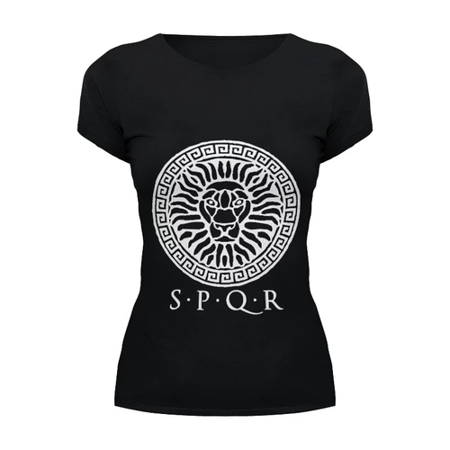 Заказать женскую футболку в Москве. Футболка базовая SPRQ: Спорт от shop-viking - готовые дизайны и нанесение принтов.