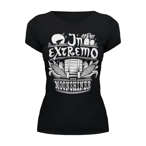 Заказать женскую футболку в Москве. Футболка базовая In Extremo от geekbox - готовые дизайны и нанесение принтов.