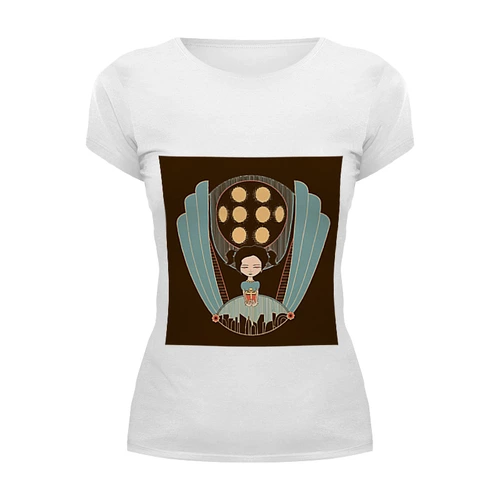 Заказать женскую футболку в Москве. Футболка базовая Bioshock - Little Sister от priceless - готовые дизайны и нанесение принтов.