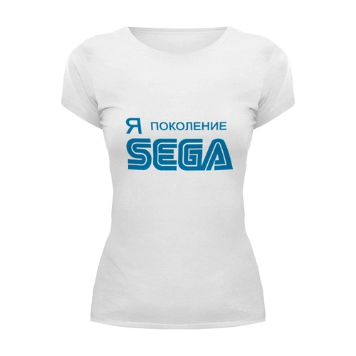 Заказать женскую футболку в Москве. Футболка базовая Я-SEGA от Мирон Капица - готовые дизайны и нанесение принтов.