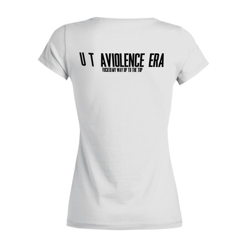 Заказать женскую футболку в Москве. Футболка базовая Lana Del Rey - Ultraviolence Era (Front & Back) от calipsia_v. - готовые дизайны и нанесение принтов.