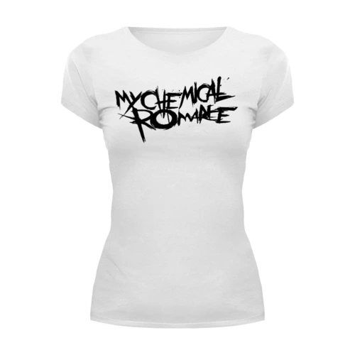 Заказать женскую футболку в Москве. Футболка базовая My Chemical Romance от Fedor - готовые дизайны и нанесение принтов.