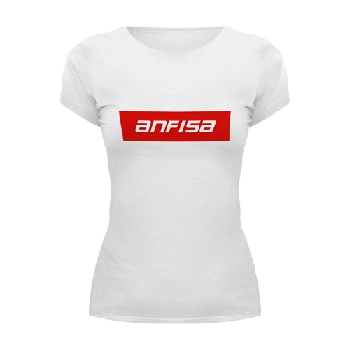 Заказать женскую футболку в Москве. Футболка базовая Anfisa от THE_NISE  - готовые дизайны и нанесение принтов.