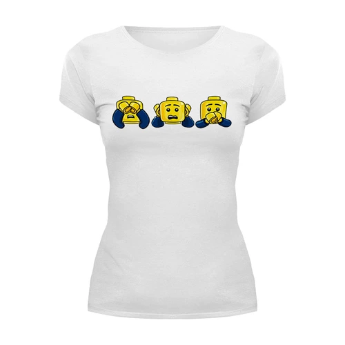 Заказать женскую футболку в Москве. Футболка базовая Лего (Lego) от originals - готовые дизайны и нанесение принтов.