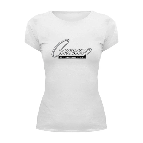 Заказать женскую футболку в Москве. Футболка базовая Chevrolet Camaro. от Garry - готовые дизайны и нанесение принтов.