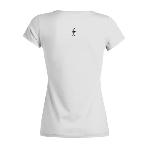 Заказать женскую футболку в Москве. Футболка базовая Pa's shirt от Maks Lange - готовые дизайны и нанесение принтов.