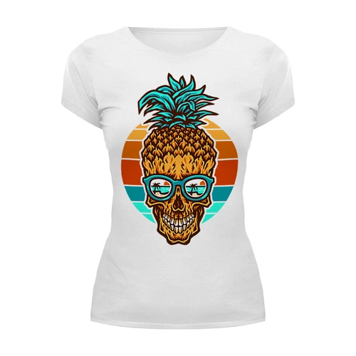 Заказать женскую футболку в Москве. Футболка базовая ☀SkullSummer☀ от balden - готовые дизайны и нанесение принтов.