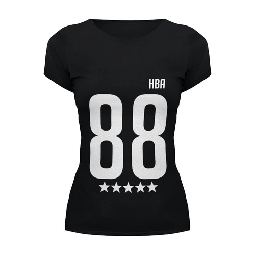 Заказать женскую футболку в Москве. Футболка базовая HOOD BY AIR 88 ROCKY от vavleg - готовые дизайны и нанесение принтов.
