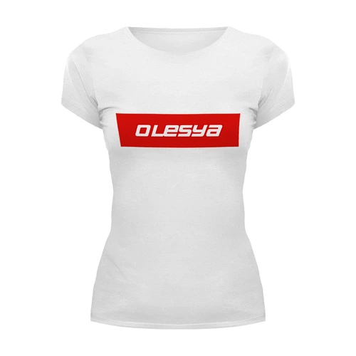 Заказать женскую футболку в Москве. Футболка базовая Olesya от THE_NISE  - готовые дизайны и нанесение принтов.