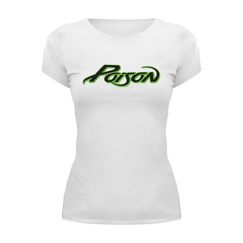 Заказать женскую футболку в Москве. Футболка базовая Poison от Fedor - готовые дизайны и нанесение принтов.