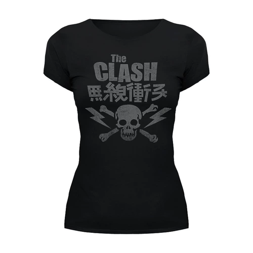 Заказать женскую футболку в Москве. Футболка базовая The Clash от geekbox - готовые дизайны и нанесение принтов.