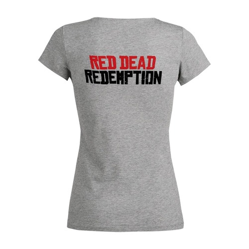 Заказать женскую футболку в Москве. Футболка базовая Red Dead Redemtion game от Leichenwagen - готовые дизайны и нанесение принтов.