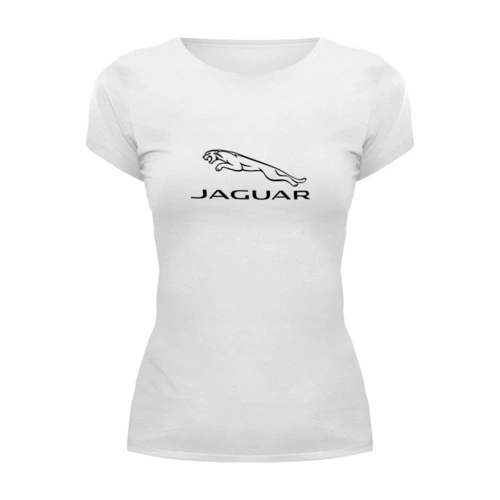 Заказать женскую футболку в Москве. Футболка базовая Jaguar от THE_NISE  - готовые дизайны и нанесение принтов.