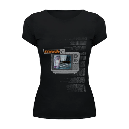 Заказать женскую футболку в Москве. Футболка базовая Mesh / Adjust Your Set от OEX design - готовые дизайны и нанесение принтов.