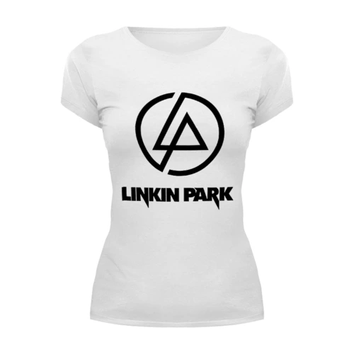 Заказать женскую футболку в Москве. Футболка базовая Linkin Park от walek - готовые дизайны и нанесение принтов.