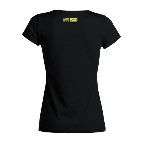 Заказать женскую футболку в Москве. Футболка базовая ASOT 1000 Black ver.3 от ganzgunner@mail.ru - готовые дизайны и нанесение принтов.