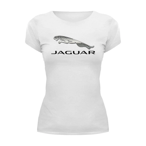Заказать женскую футболку в Москве. Футболка базовая JAGUAR  от DESIGNER   - готовые дизайны и нанесение принтов.