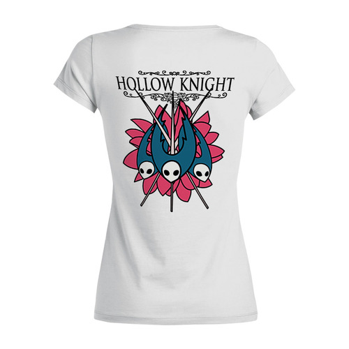 Заказать женскую футболку в Москве. Футболка базовая HOLLOW KNIGHT от robus - готовые дизайны и нанесение принтов.