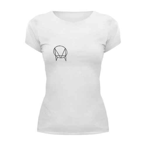 Заказать женскую футболку в Москве. Футболка базовая OWSLA T-Shirt JadeFuture White от jadefuture - готовые дизайны и нанесение принтов.
