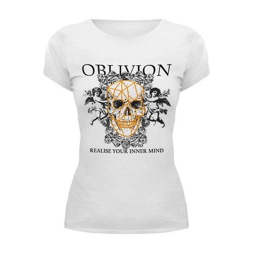 Заказать женскую футболку в Москве. Футболка базовая Oblivion от OEX design - готовые дизайны и нанесение принтов.