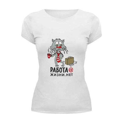 Заказать женскую футболку в Москве. Футболка базовая  Работа от THE_NISE  - готовые дизайны и нанесение принтов.