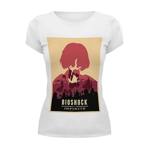 Заказать женскую футболку в Москве. Футболка базовая Bioshock - Elizabeth от priceless - готовые дизайны и нанесение принтов.
