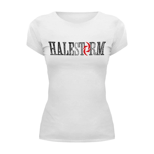 Заказать женскую футболку в Москве. Футболка базовая Halestorm от Fedor - готовые дизайны и нанесение принтов.