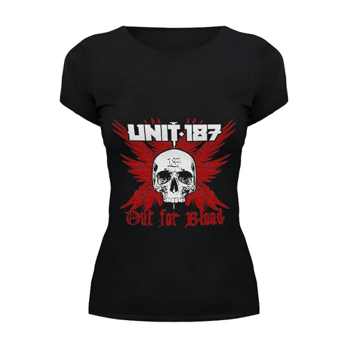 Заказать женскую футболку в Москве. Футболка базовая Unit:187 / Out For Blood от OEX design - готовые дизайны и нанесение принтов.