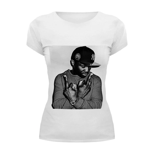 Заказать женскую футболку в Москве. Футболка базовая 50 Cent от FOR YOU - готовые дизайны и нанесение принтов.