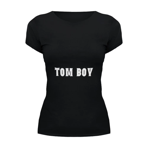 Заказать женскую футболку в Москве. Футболка базовая TOM BOY от td-1991@yandex.ru - готовые дизайны и нанесение принтов.