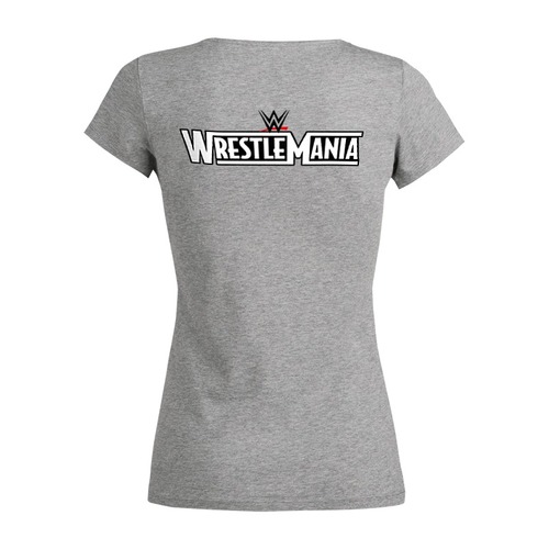 Заказать женскую футболку в Москве. Футболка базовая WrestleMania от Leichenwagen - готовые дизайны и нанесение принтов.