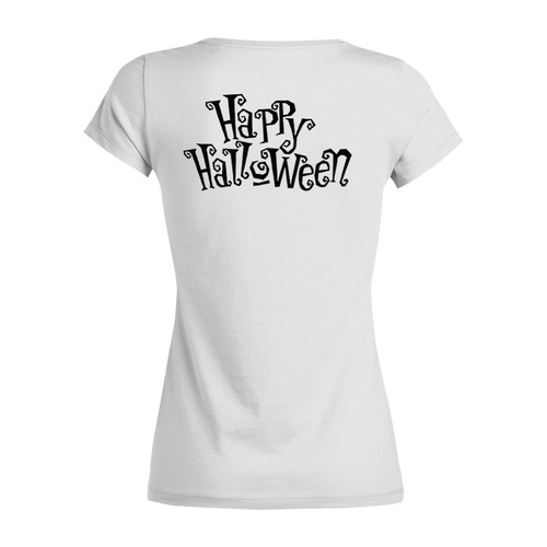 Заказать женскую футболку в Москве. Футболка базовая Halloween от queen  - готовые дизайны и нанесение принтов.