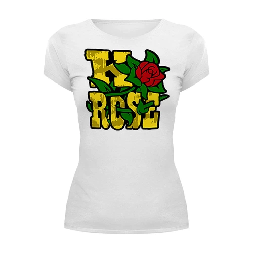 Заказать женскую футболку в Москве. Футболка базовая K-Rose от Илья  - готовые дизайны и нанесение принтов.