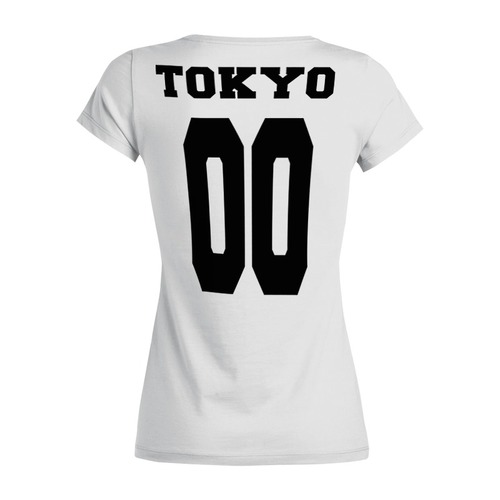 Заказать женскую футболку в Москве. Футболка базовая Tokyo 00 от nikskiru - готовые дизайны и нанесение принтов.