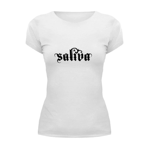 Заказать женскую футболку в Москве. Футболка базовая Saliva от Fedor - готовые дизайны и нанесение принтов.