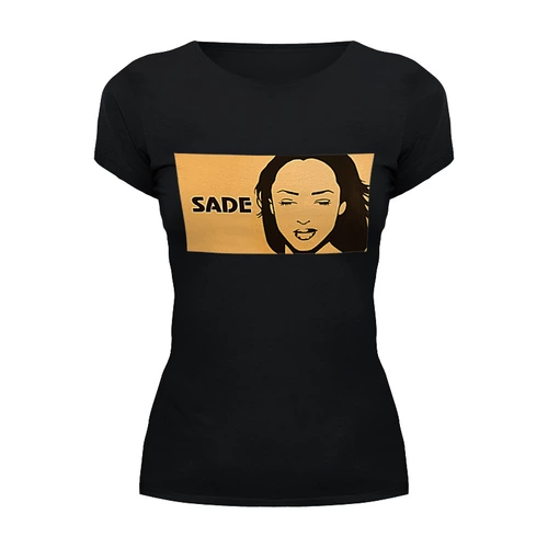 Заказать женскую футболку в Москве. Футболка базовая Sade Adu от Fedor - готовые дизайны и нанесение принтов.