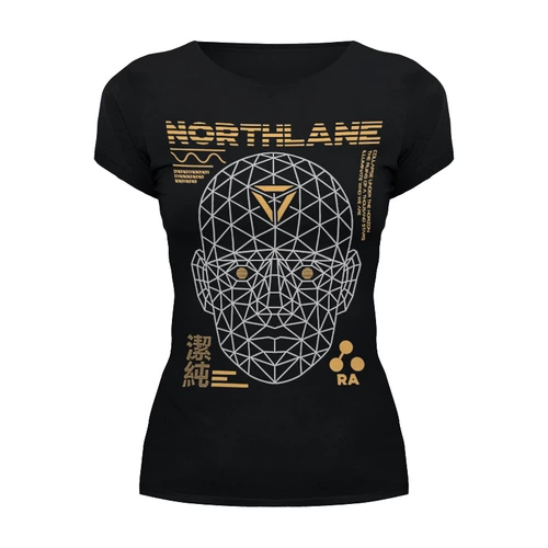 Заказать женскую футболку в Москве. Футболка базовая Northlane от geekbox - готовые дизайны и нанесение принтов.