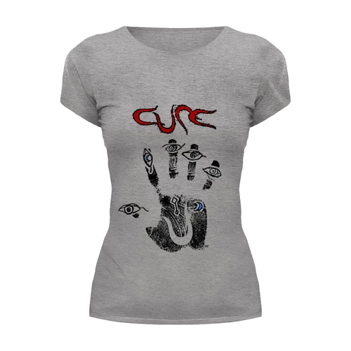 Заказать женскую футболку в Москве. Футболка базовая The Cure / Wish от OEX design - готовые дизайны и нанесение принтов.