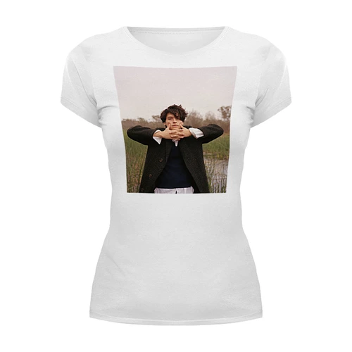 Заказать женскую футболку в Москве. Футболка базовая Cole  Sprouse от Polilog - готовые дизайны и нанесение принтов.