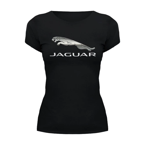 Заказать женскую футболку в Москве. Футболка базовая JAGUAR  от DESIGNER   - готовые дизайны и нанесение принтов.