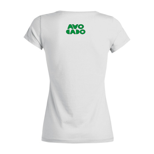 Заказать женскую футболку в Москве. Футболка базовая AVOCADO DAB от balden - готовые дизайны и нанесение принтов.
